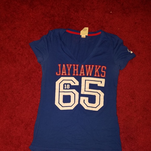 PINK Jayhawks Shirt - Picture 1 of 3